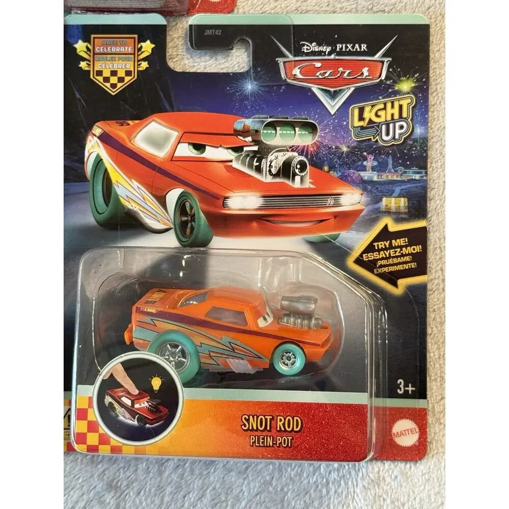 Disney Pixar Cars Lot 5 Light Up Set Collection Race To Celebrate McQueen Mater
